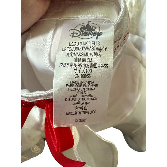 Disney Mary Poppins costume white dres with red roses - Picture 2 of 15